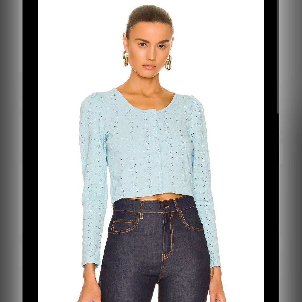 LoveShackFancy Jonah Crop Cardigan